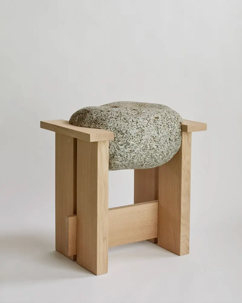 Beach Stone Stool