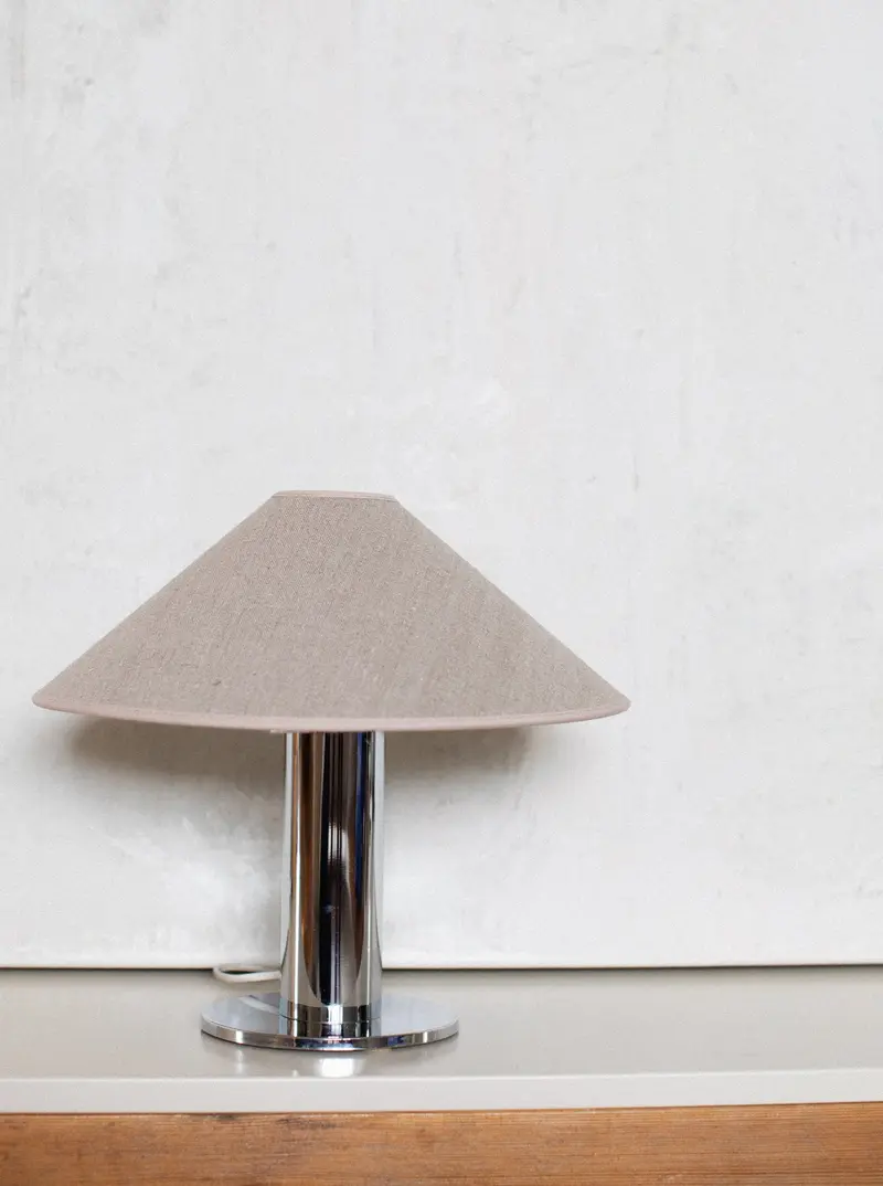 Chrome Table Lamp