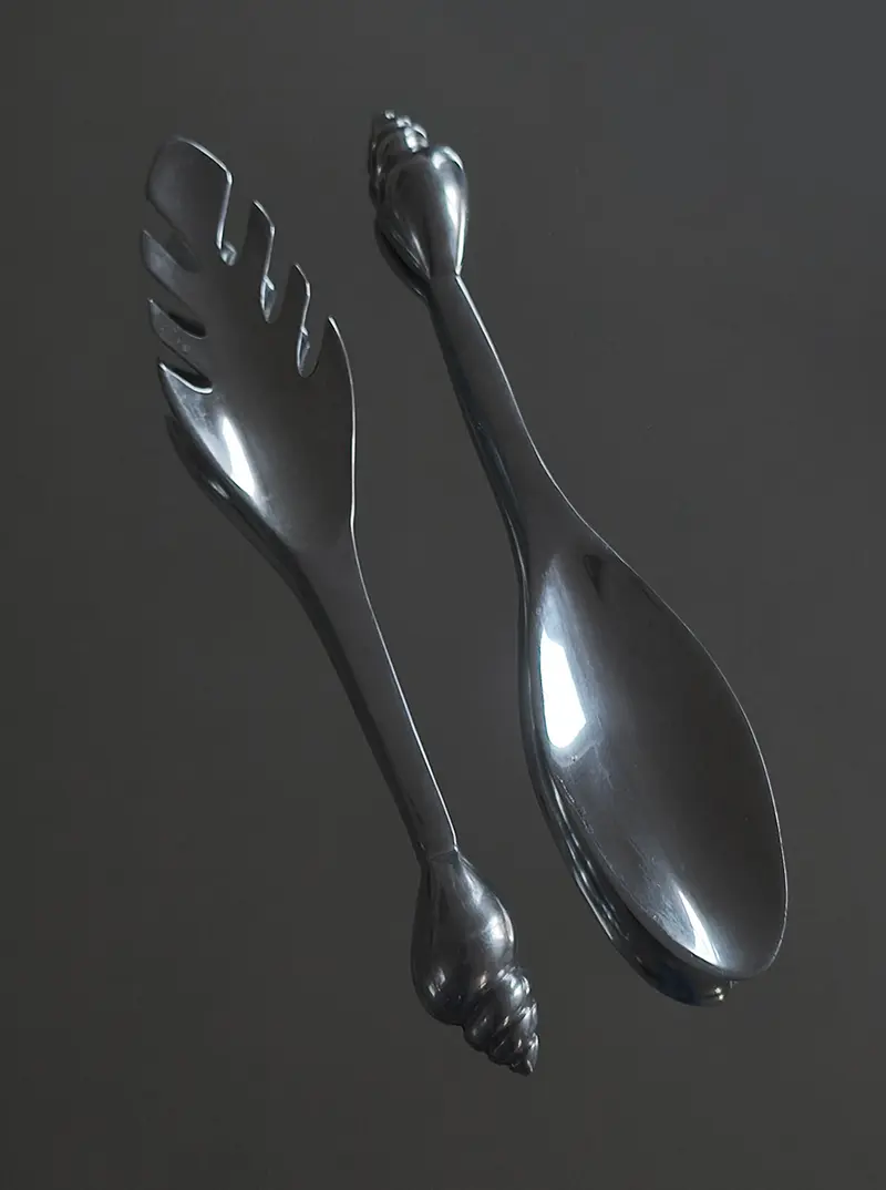 Shell Salad Cutlery Set