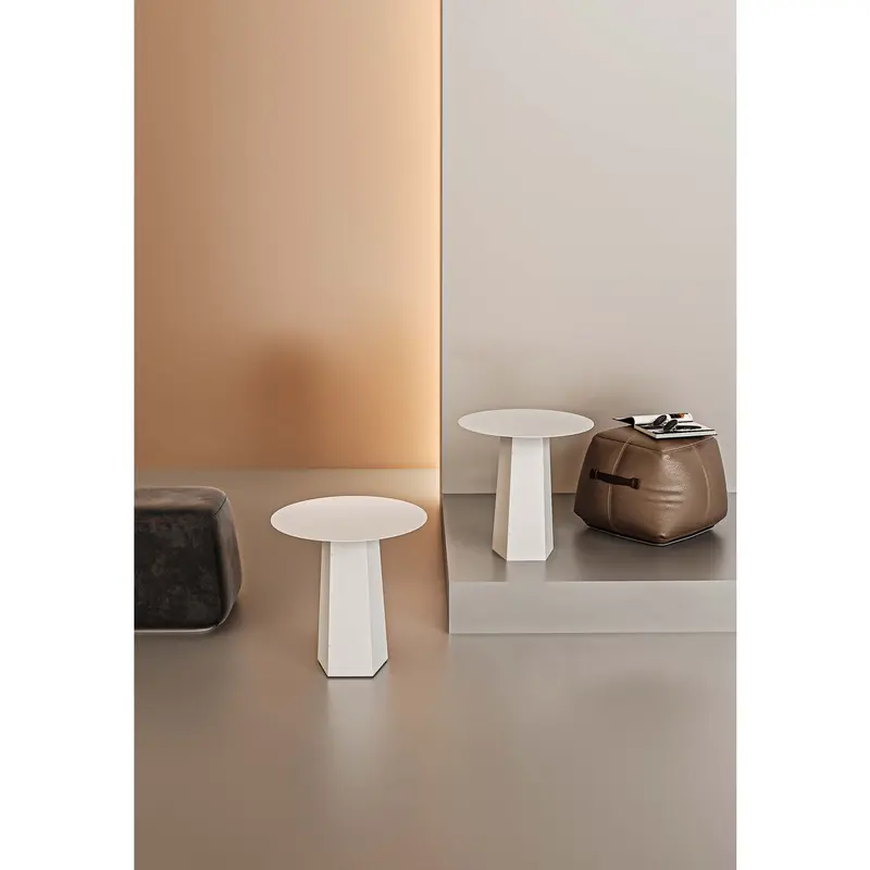 Table d'Appoint Charme Blanc