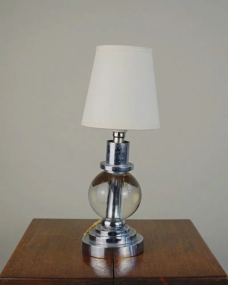 Table Lamp Attributed to Jacques Adnet